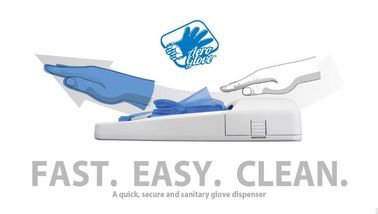 Disposable HDPE Glove Dispenser Appliance OEM Easy To Use Wall Mount / Tabletop